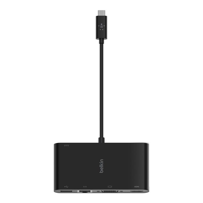 Belkin USB-C Multimedia + Charge Adapter 100W Black