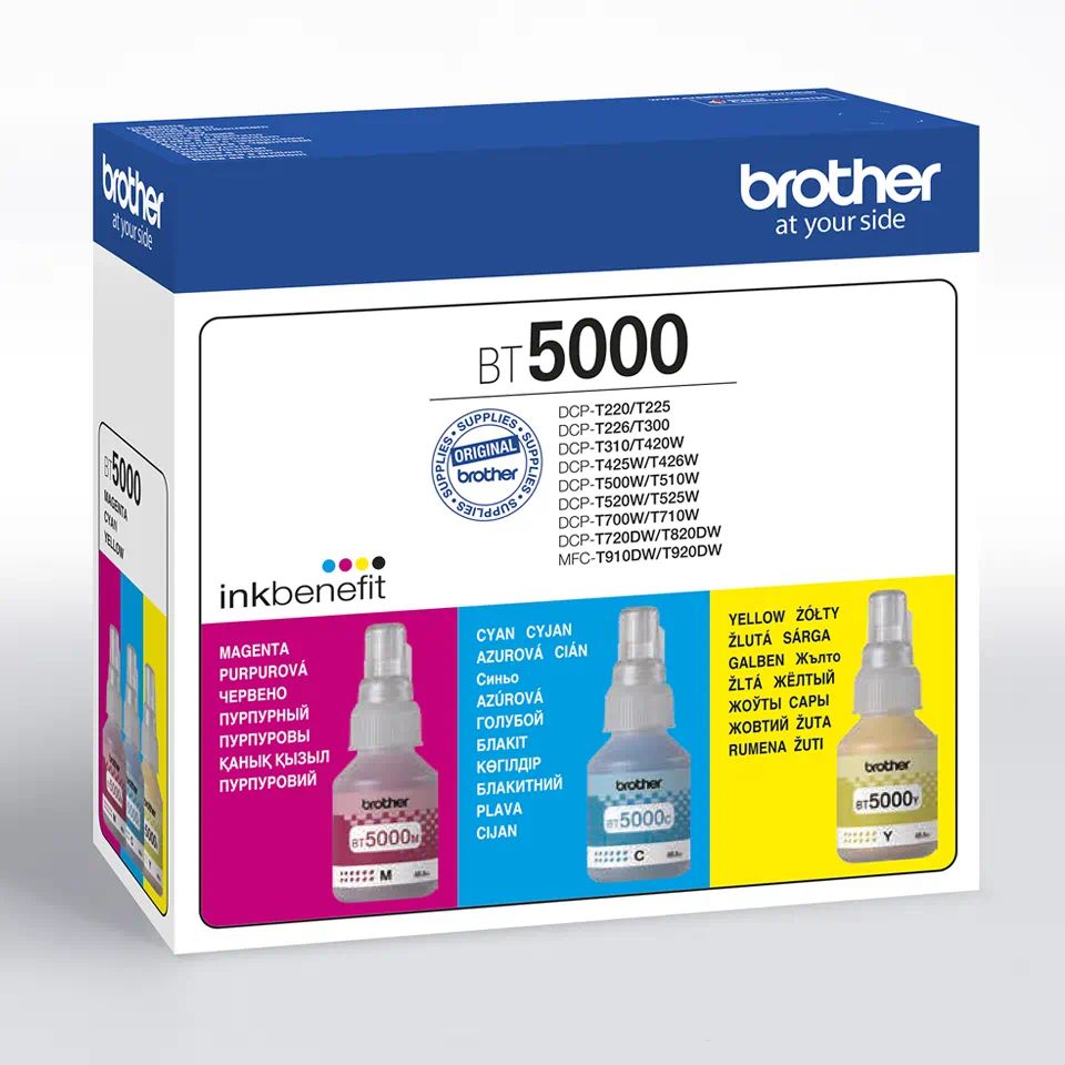 Brother BT5000CL-CMY Multi Color Pack