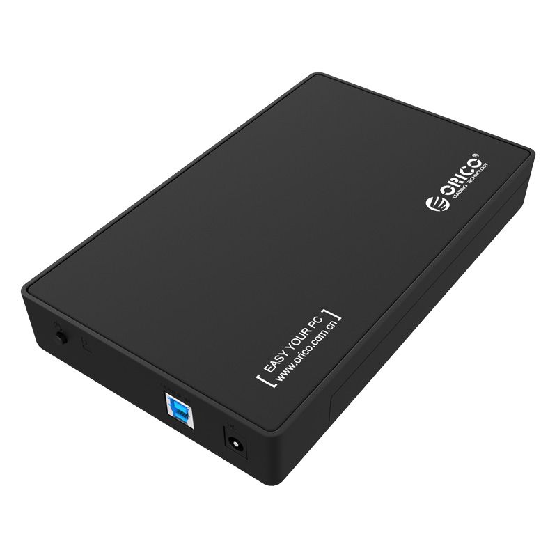 Orico 3588US3-V1 3,5" USB3.0 External Hard Disk Drive enclosure with power adapter Black