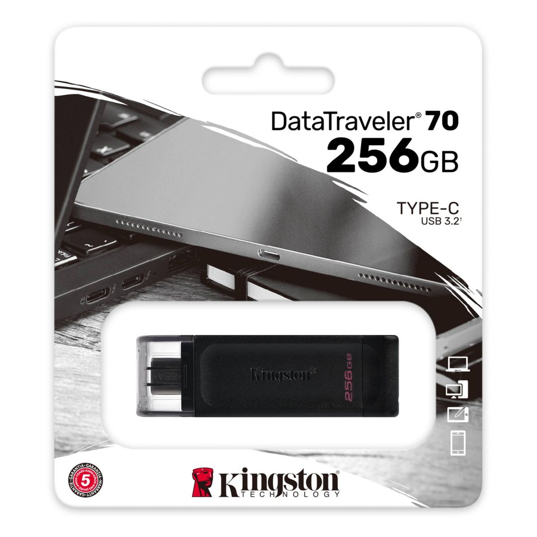 Kingston 256GB DataTraveler 70 USB3.2 Black