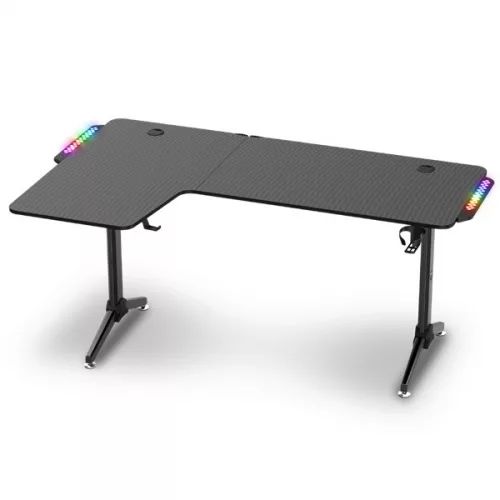 Spirit Of Gamer Headquarter 600 L Gaming Desk Black