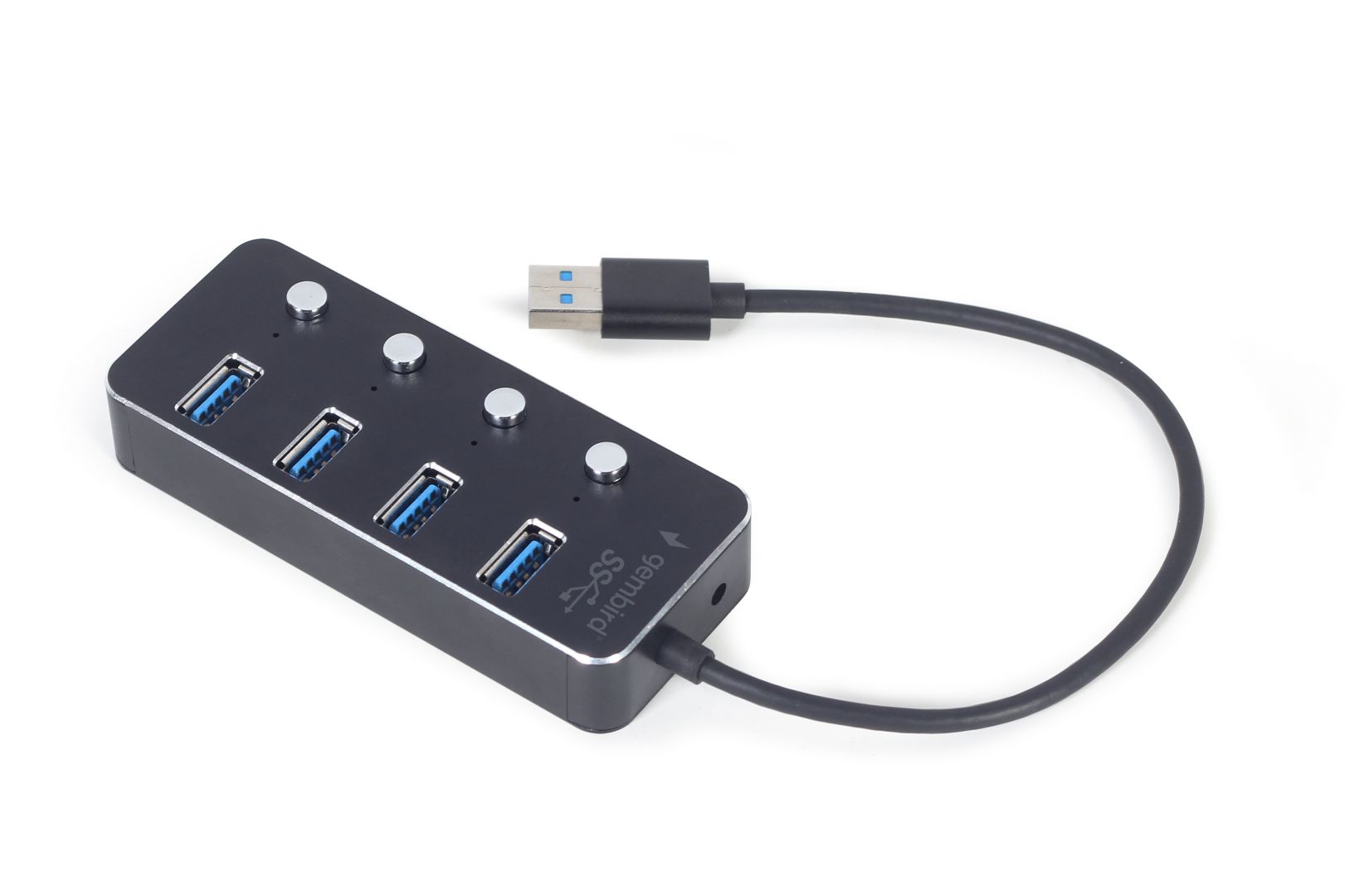 Gembird UHB-U3P4P-01 4-portos USB3.1 HUB Black