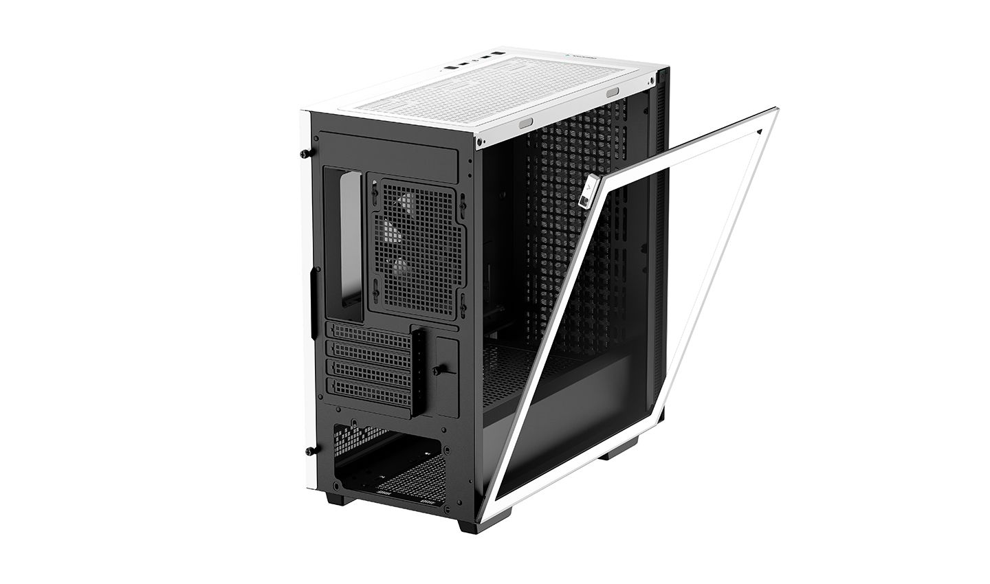 DeepCool CH370 WH Tempered Glass White