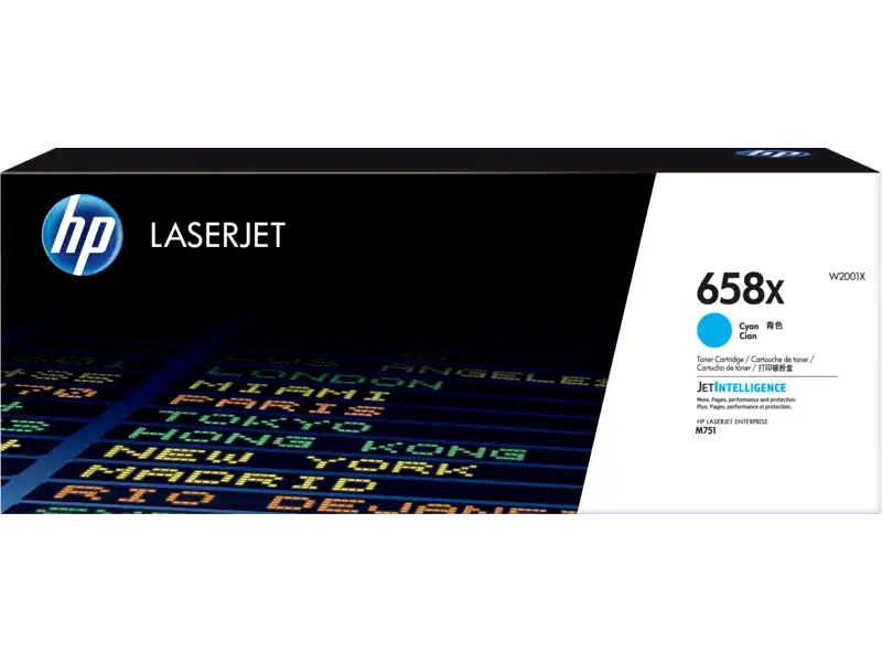 HP 658X Cyan toner