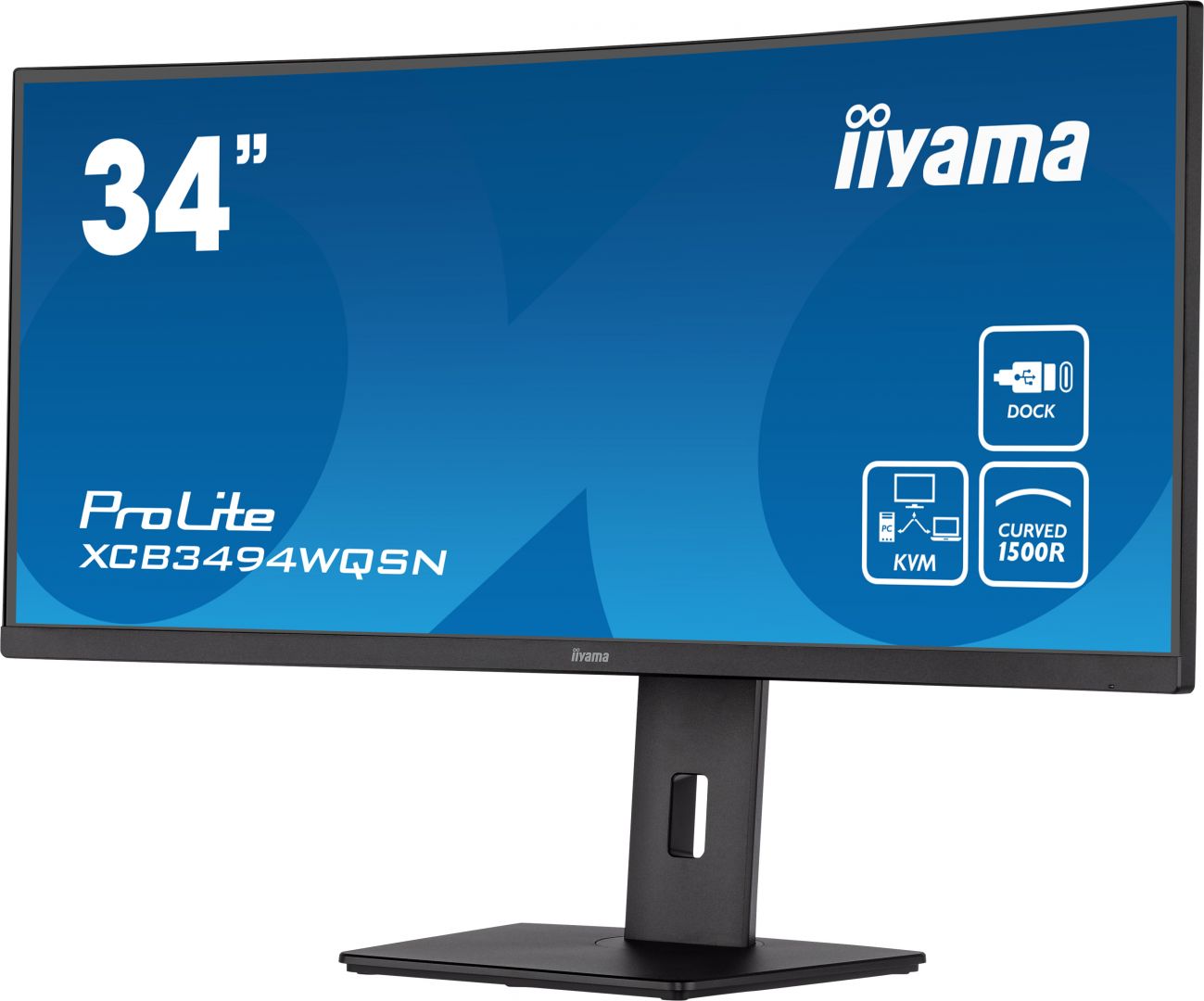 iiyama 34" ProLite XCB3494WQSN-B5 LED Curved