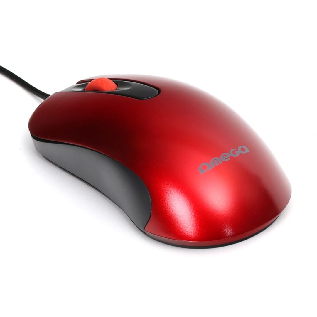 Omega OM0520R Mouse Red