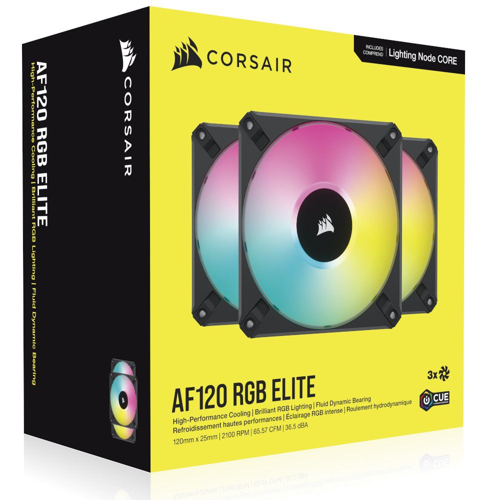 Corsair AF120 RGB Elite Triple Fan Kit