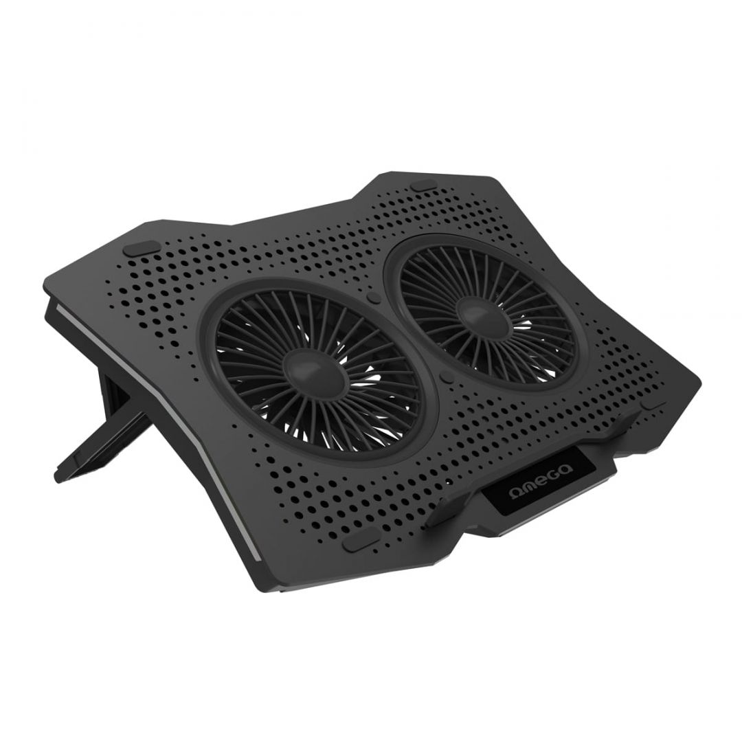 Omega OMNCP2FB 10-18” Laptop Cooler Black