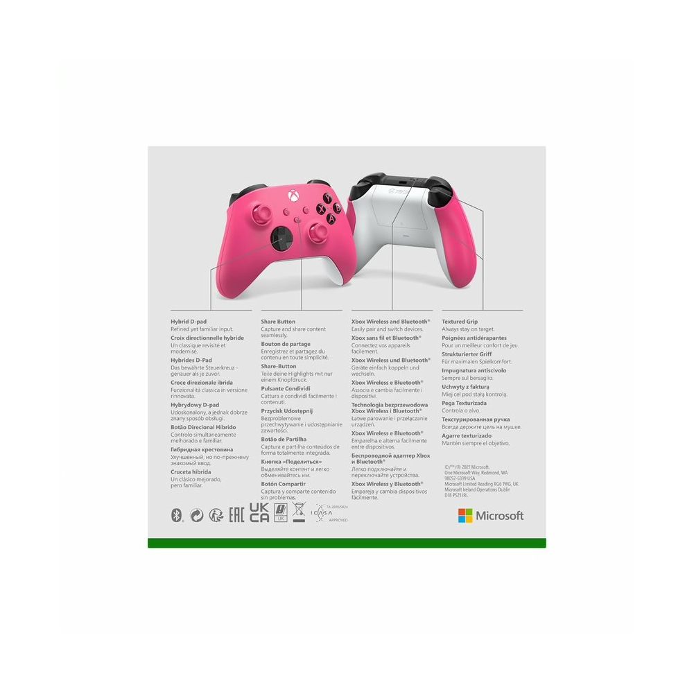 Microsoft Xbox Series X Wireless Controller Deep Pink