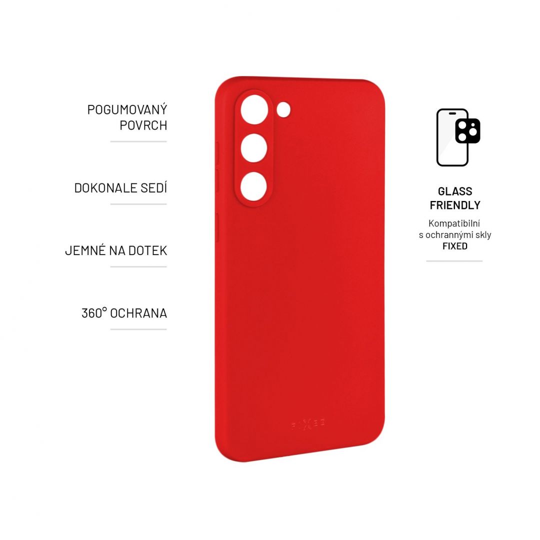 FIXED Story for Samsung Galaxy S23+, red