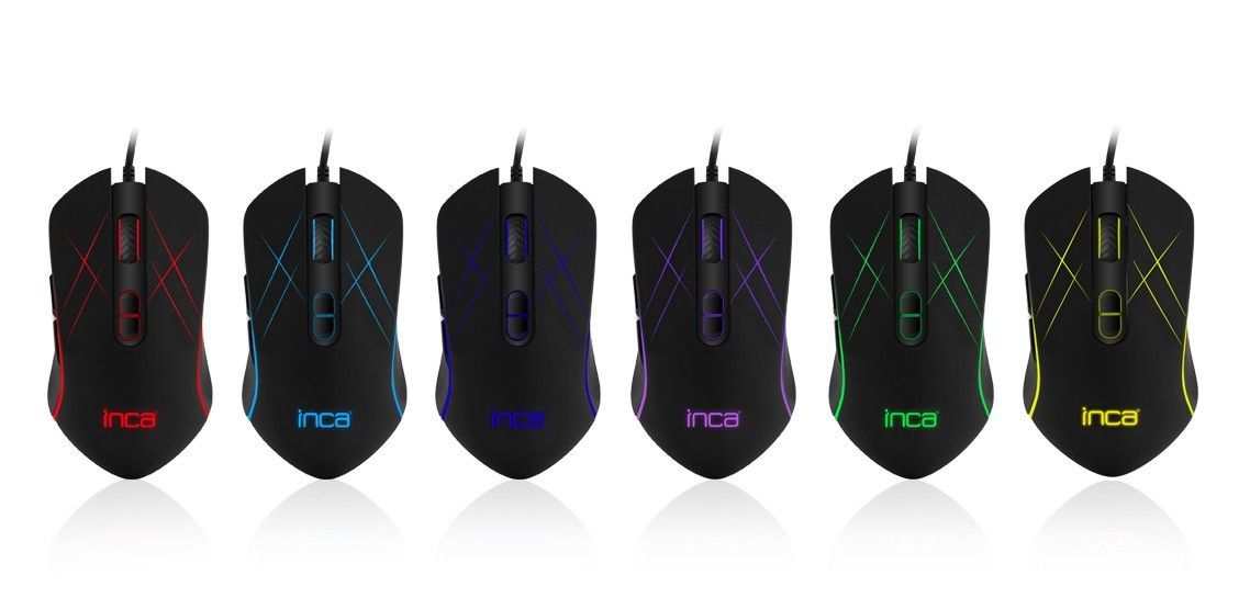 INCA IMG-GT12 Gaming Mouse Black