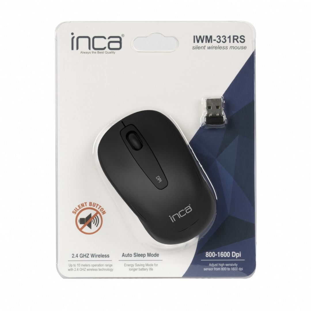 INCA IWM-331RS Silent Wireless Mouse Black