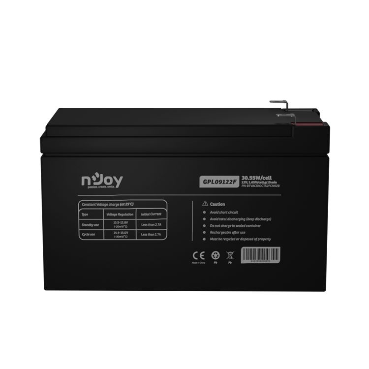 Njoy 12V/31W F2 szünetmentes akkumulátor 1db/csomag