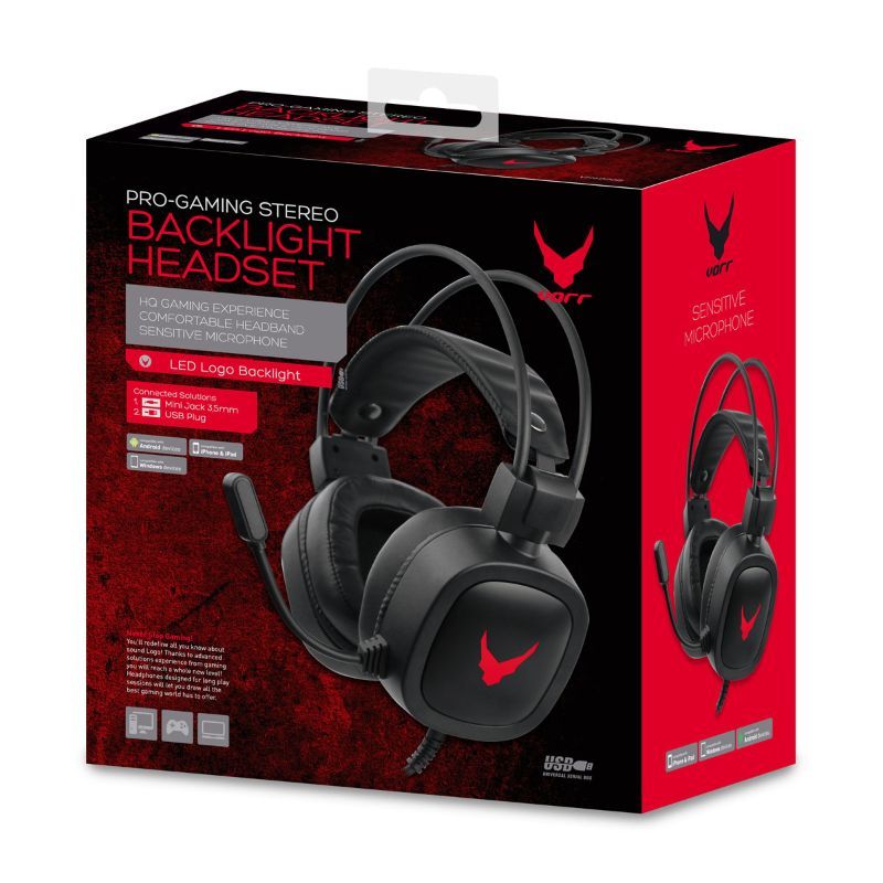 Platinet Varr Over-Ear Gaming Headset Black