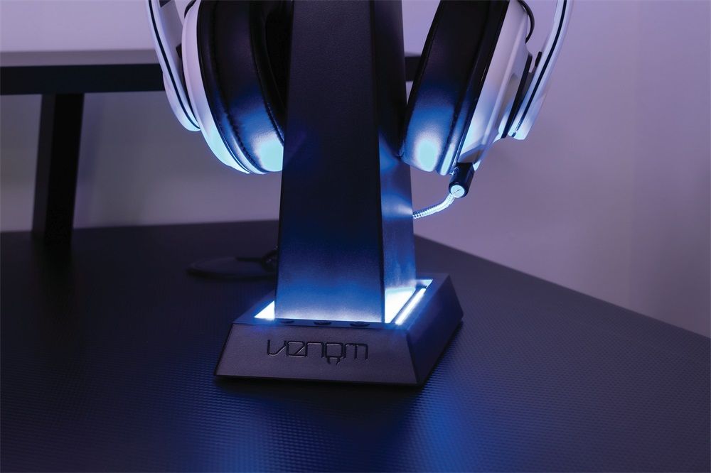 Venom VS3059 LED Headset Stand Black