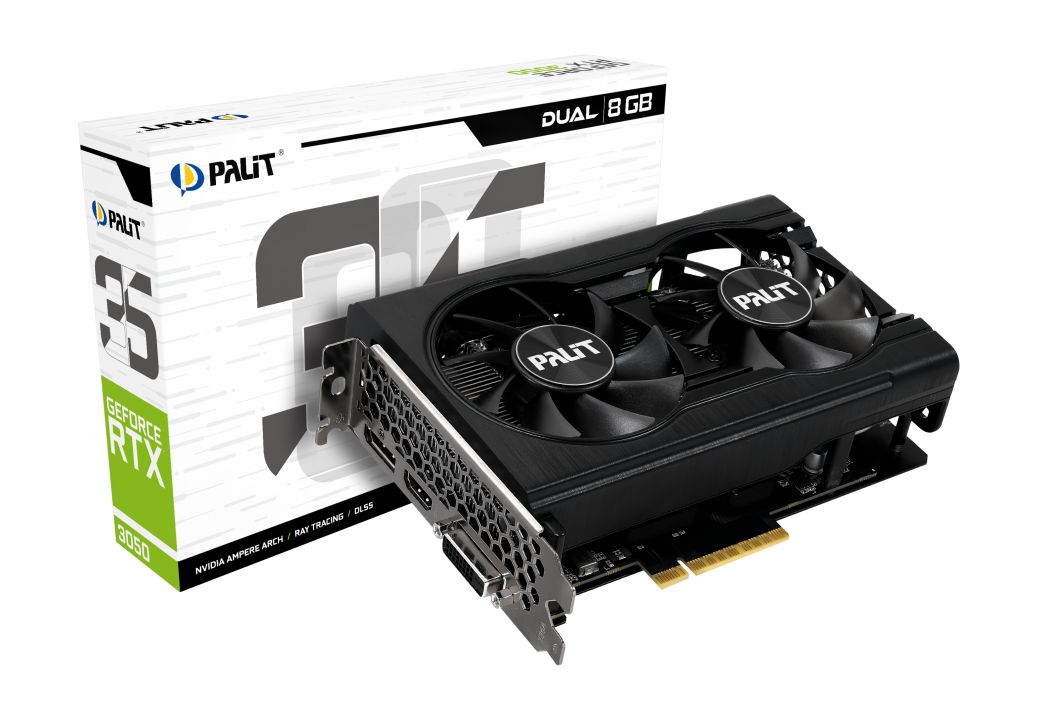 Palit GeForce RTX 3050 8GB DDR6 Dual