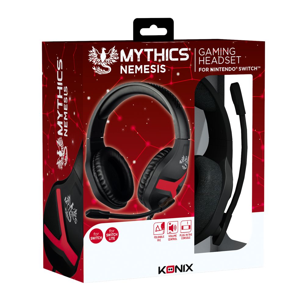 KONIX Nemesis Gaming headset Black