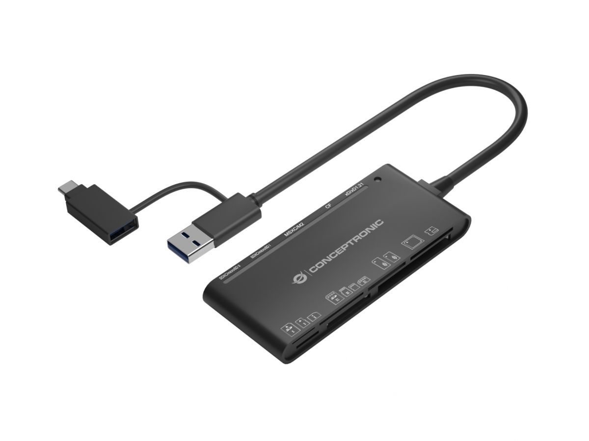 Conceptronic  BIAN03B 7-in-1 USB 3.0 Card Reader