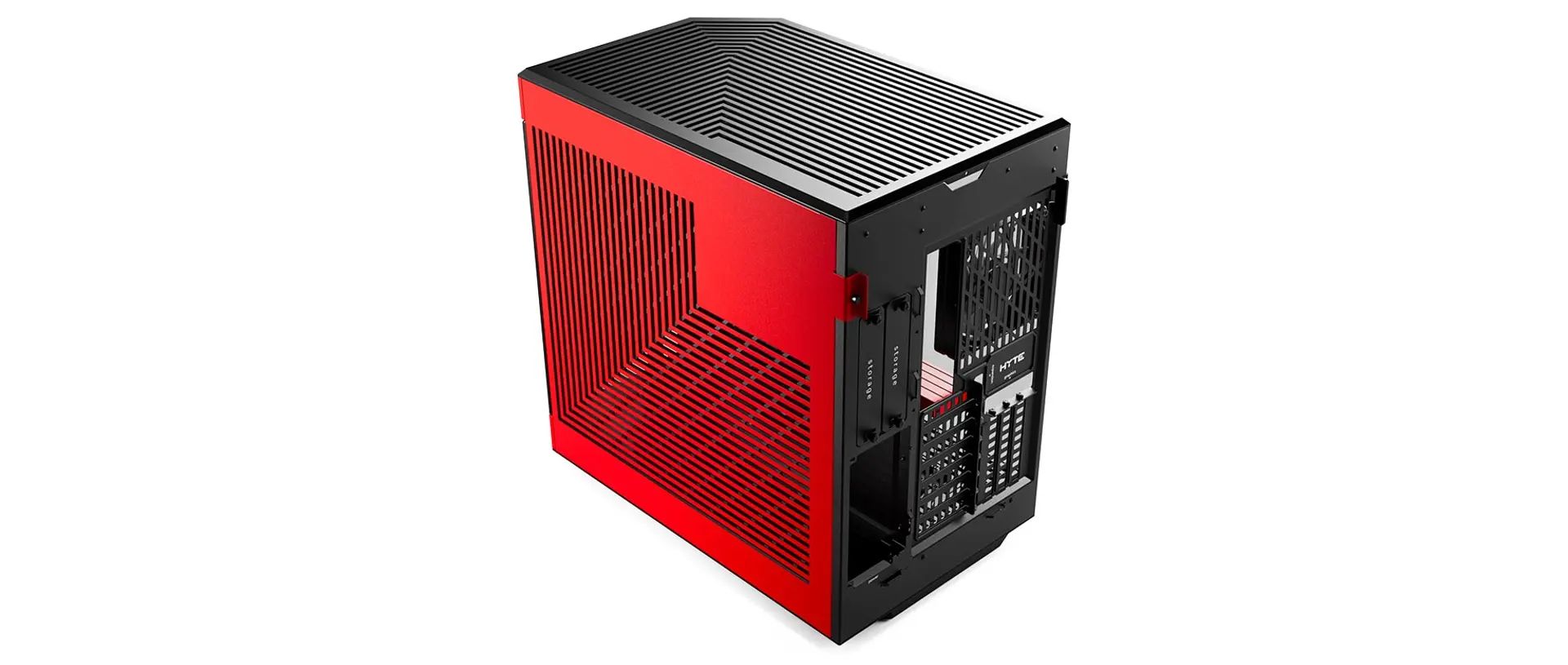 HYTE Y60 Tempered Glass Red/Black