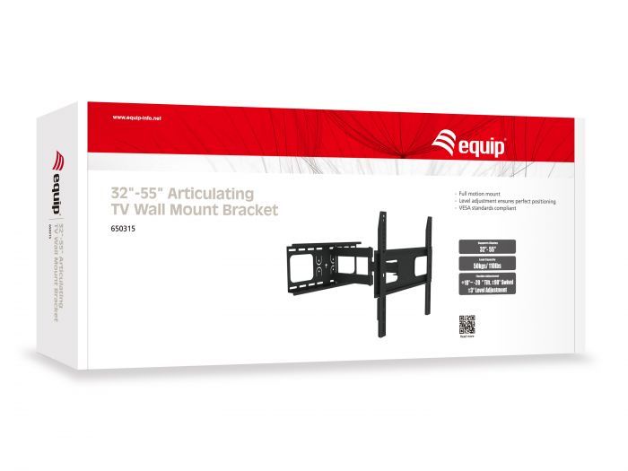 EQuip 32"-55” Articulating TV Wall Mount Bracket