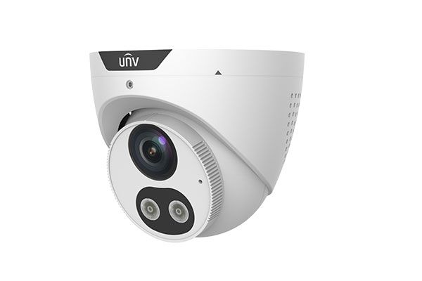 Uniview Prime-I 8MP Tri-Guard turret dómkamera, 4mm fix objektívvel, mikrofonnal