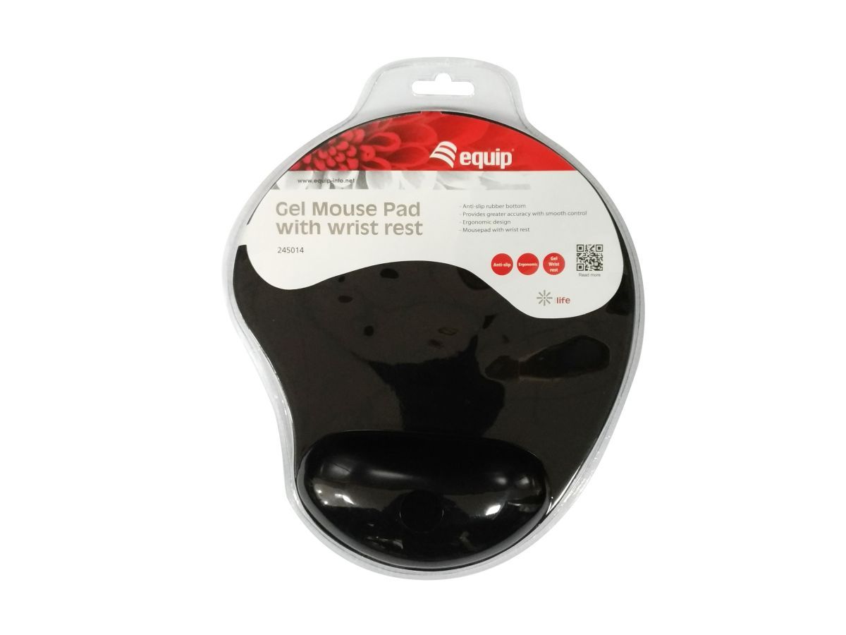 EQuip Gel Egérpad Black