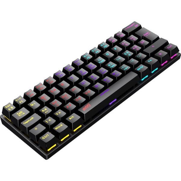 Ventaris Lissgard RGB Red Switch Mechanical Gamer Keyboard Black HU