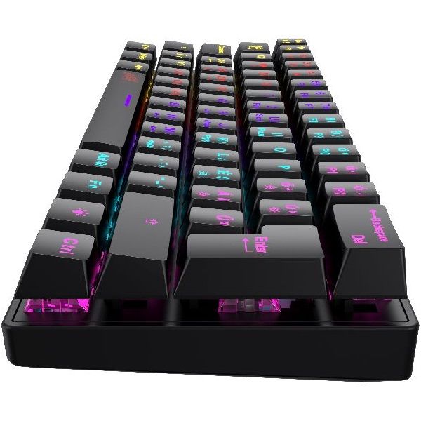 Ventaris Lissgard RGB Red Switch Mechanical Gamer Keyboard Black HU