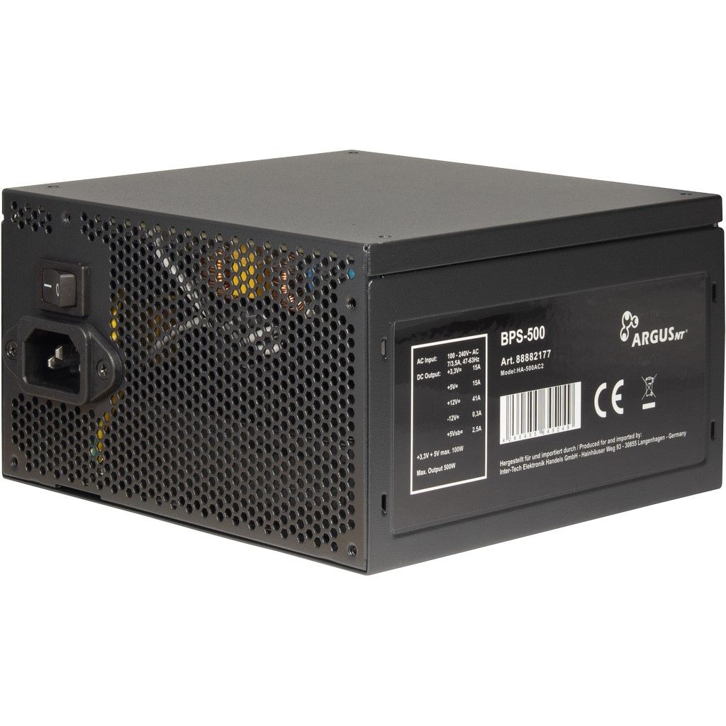 Inter-Tech 500W 80+ Bronze Argus BPS-500