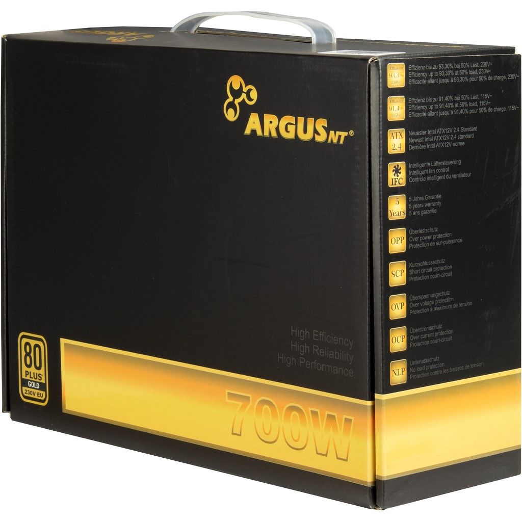 Inter-Tech 700W 80+ Gold Argus GPS-700