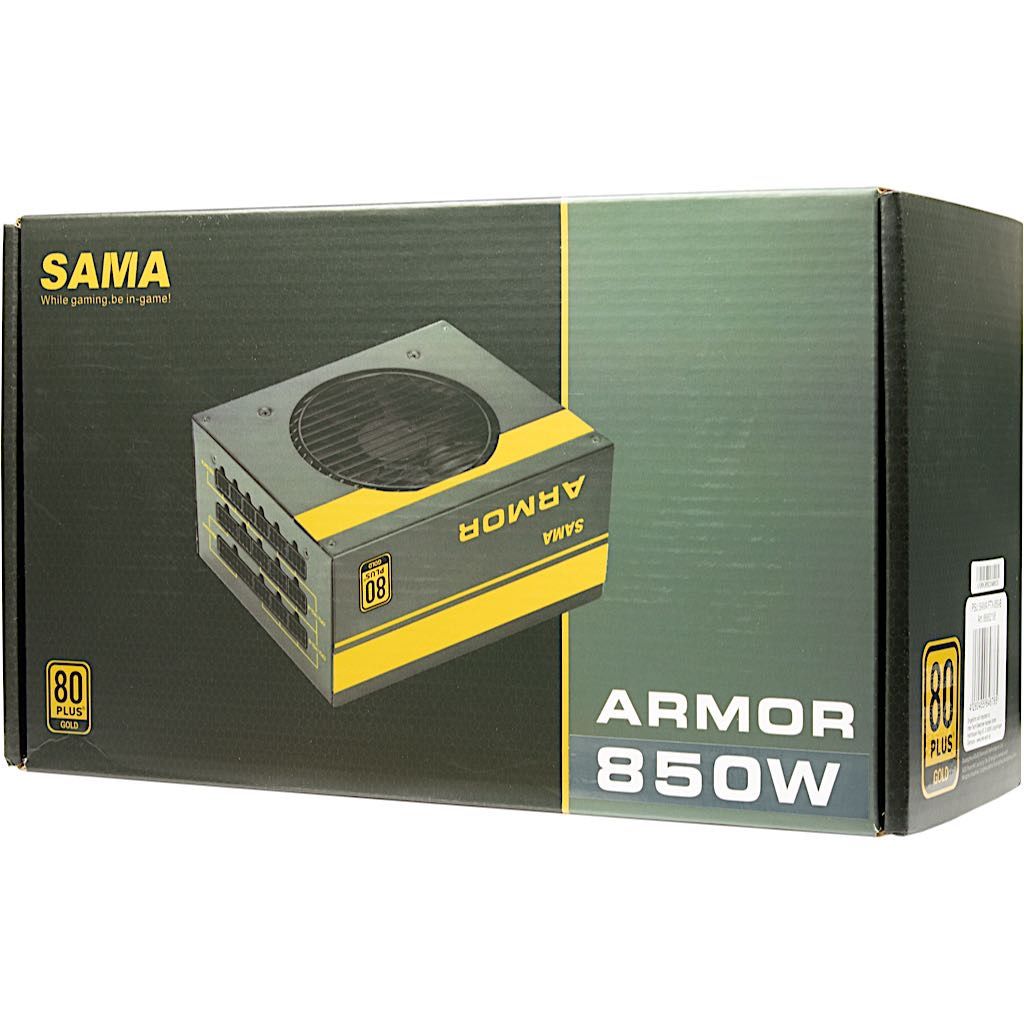 Inter-Tech 850W 80+ Gold Sama FTX-850-B Armor