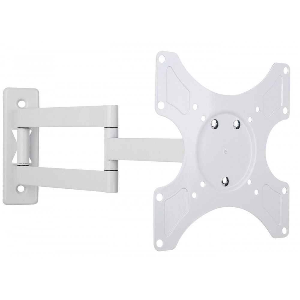 TECHLY  19"-37" Wall LED TV Mount LCD Tiltable 3 Joints White