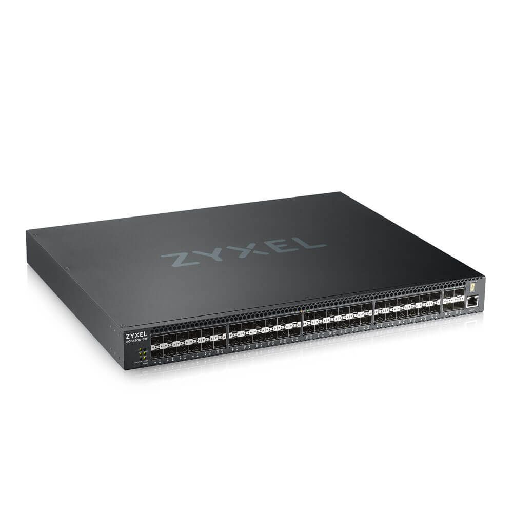 ZyXEL XGS4600-52F-ZZ0102F 48 portos GbE L3 vezérelt switch 4 SFP+ Uplink