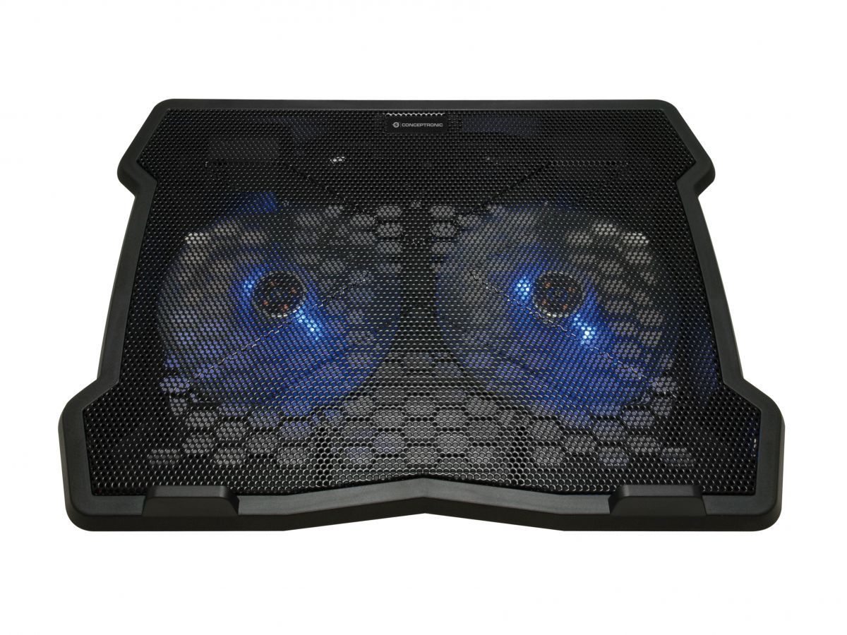 Conceptronic  THANA06B 2-Fan Laptop Cooling Pad Black