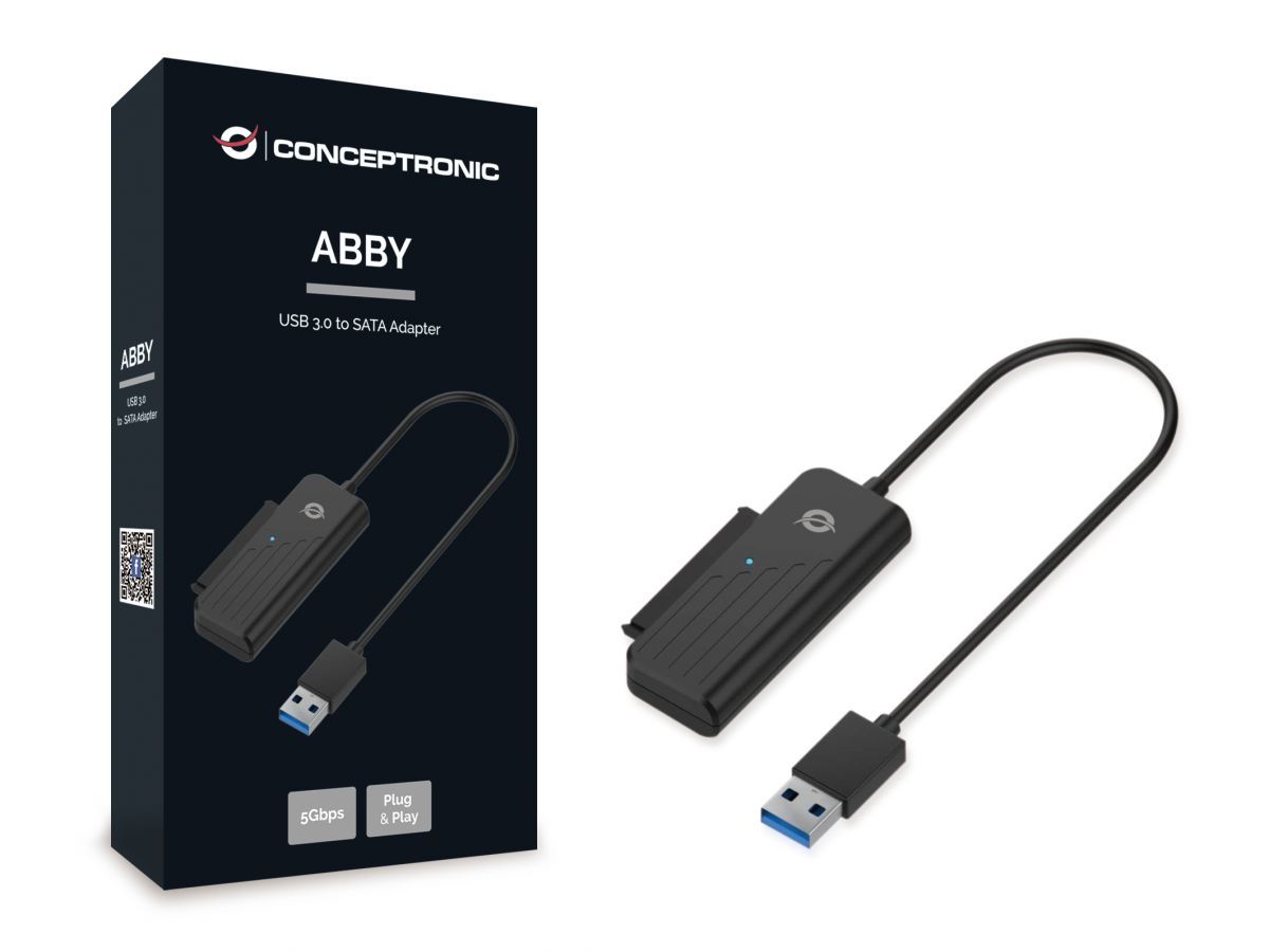 Conceptronic  ABBY01B USB3.0 to SATA Adapter