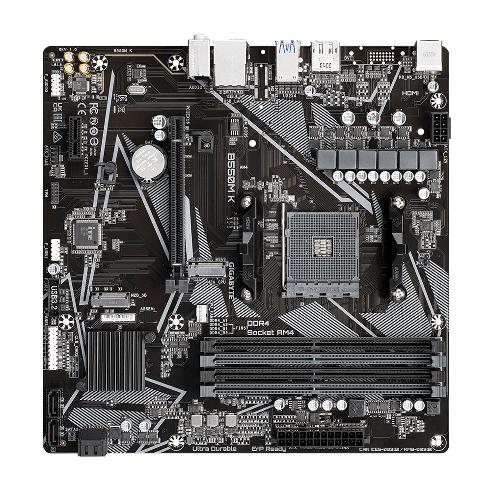 Gigabyte B550M K