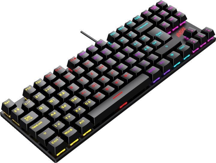 Ventaris Malevik RGB Mechanical Blue Switch Gamer Keyboard Black HU