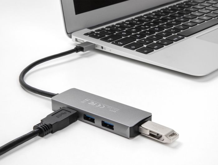 DeLock 4-portos USB3.2 HUB Silver