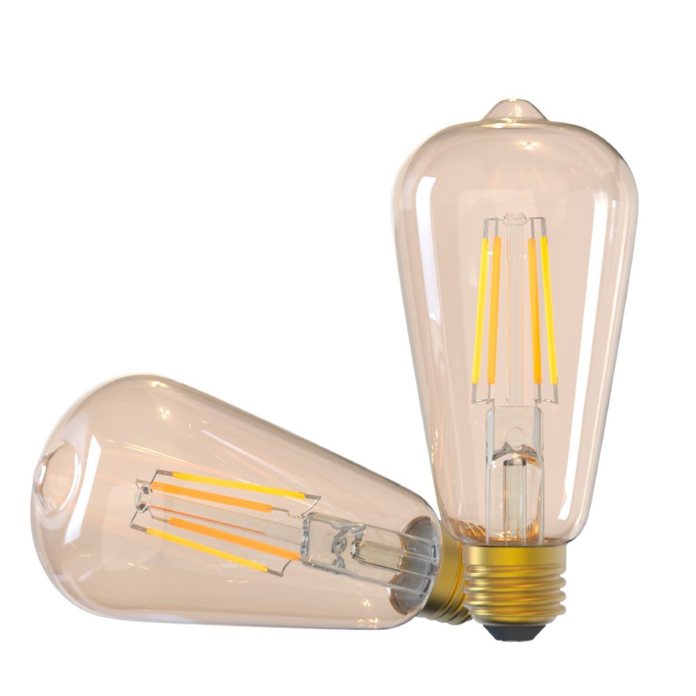 Tellur WiFi Smart Filament Bulb E27 6W Amber