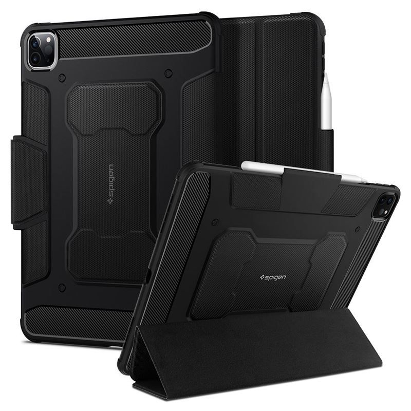 Spigen Rugged Armor Pro, black - iPad Pro 11" (2022/2021/2020/2018)