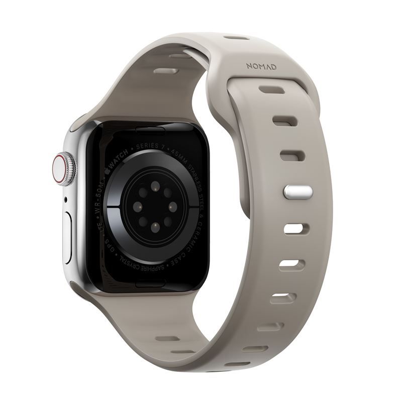 Nomad Sport Slim Strap M/L, bone - Apple Watch Ultra (49mm) 8/7 (45mm)/6/SE/5/4 (44mm)/3/2/1 (42mm)