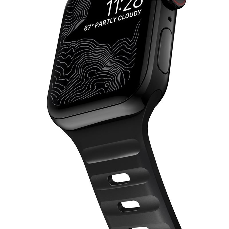 Nomad Sport Strap M/L, black - Apple Watch Ultra (49mm) 8/7 (45mm)/6/SE/5/4 (44mm)/3/2/1 (42mm)