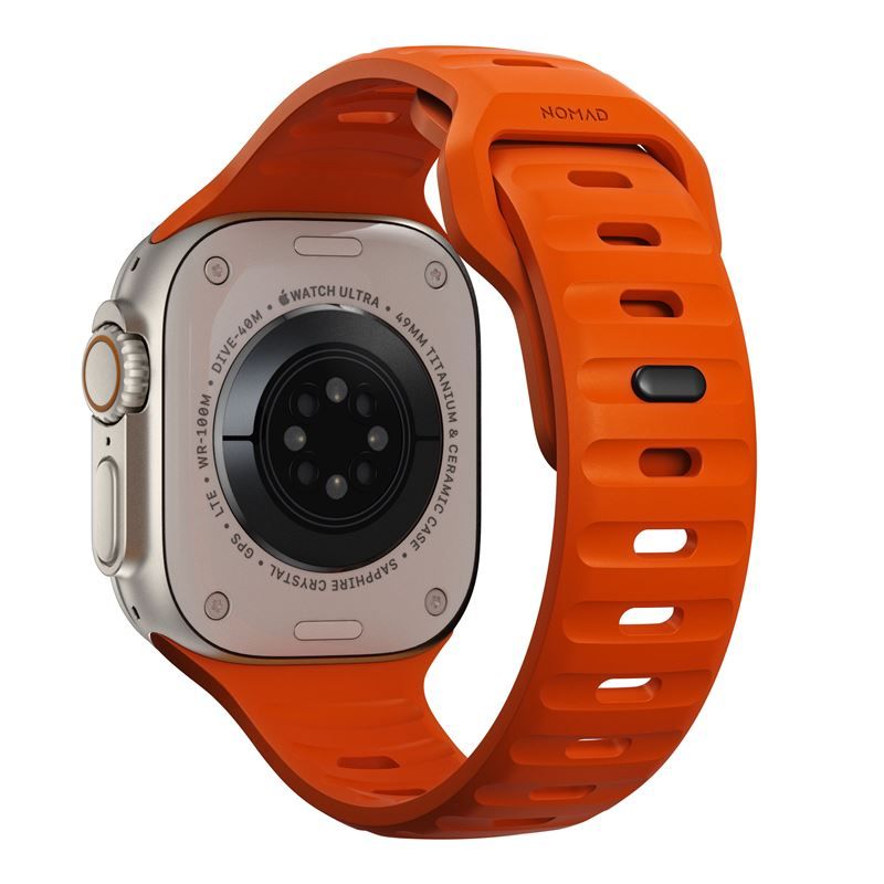 Nomad Sport Strap M/L, orange - Apple Watch Ultra (49mm) 8/7 (45mm)/6/SE/5/4 (44mm)/3/2/1 (42mm)