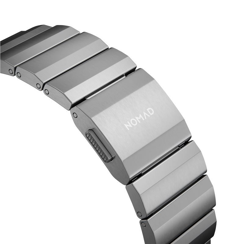 Nomad Titanium Band, silver - Apple Watch Ultra (49mm) 8/7 (45mm)/6/SE/5/4 (44mm)/3/2/1 (42mm)