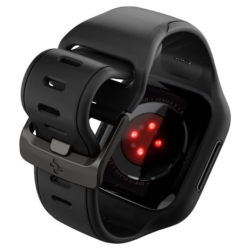 Spigen Liquid Air Pro, black - Apple Watch 8/7 41mm