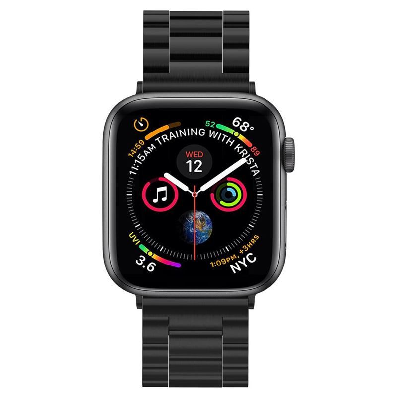 Spigen Modern Fit, black - Apple Watch Ultra (49mm)/8/7 (45mm)/SE 2022/6/SE/5/4 (44mm)/3/2/1 (42mm)