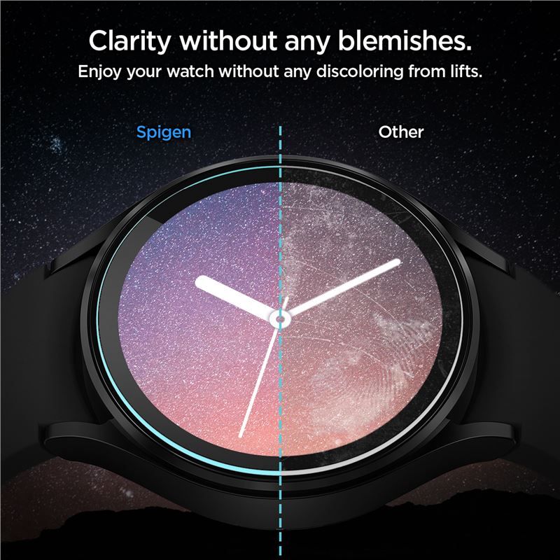 Spigen Glass EZ Fit 2 Pack - Samsung Galaxy Watch5 Pro 45mm