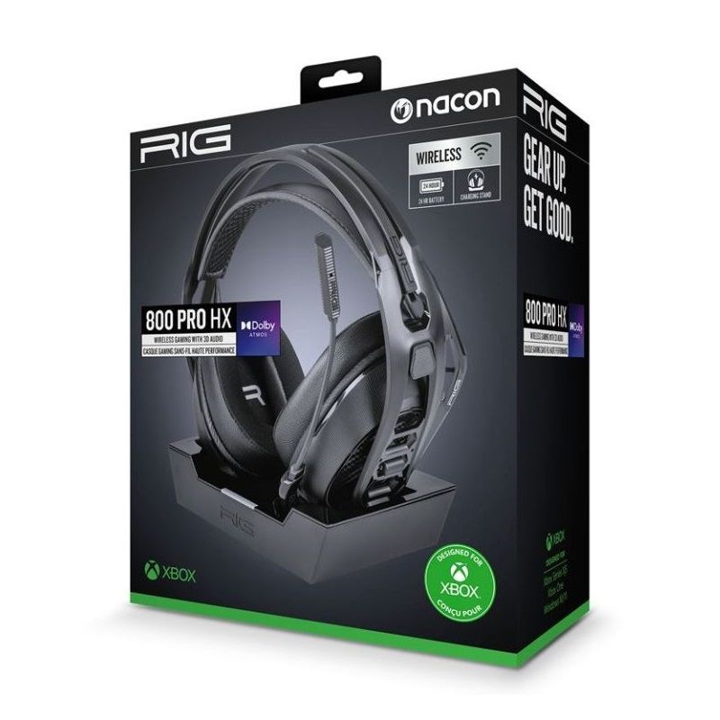 Nacon RIG 800 Pro HX Wireless Gaming Headset Black