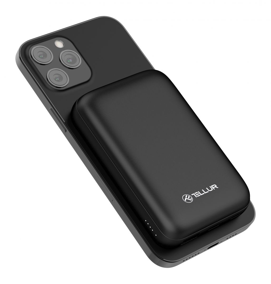 Tellur Compact Pro WPD101 10000mAh PowerBank Black