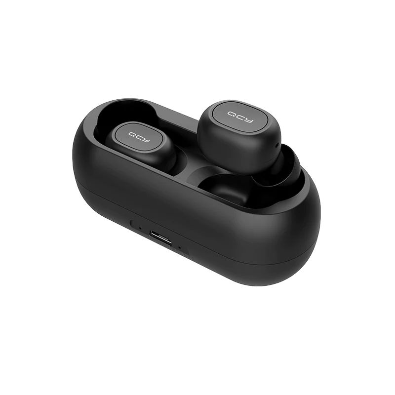 QCY T1C Bluetooth Wireless Earphones Black